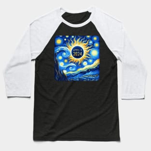 Eclipse Shirt 2024 Eclipse Tshirt Eclipse Shirt April 8 2024 Tee Eclipse 2024 Funny Astronomy Gift Solar Eclipse Baseball T-Shirt